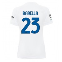 Dres Inter Milan Nicolo Barella #23 Gostujuci za Žensko 2023-24 Kratak Rukav